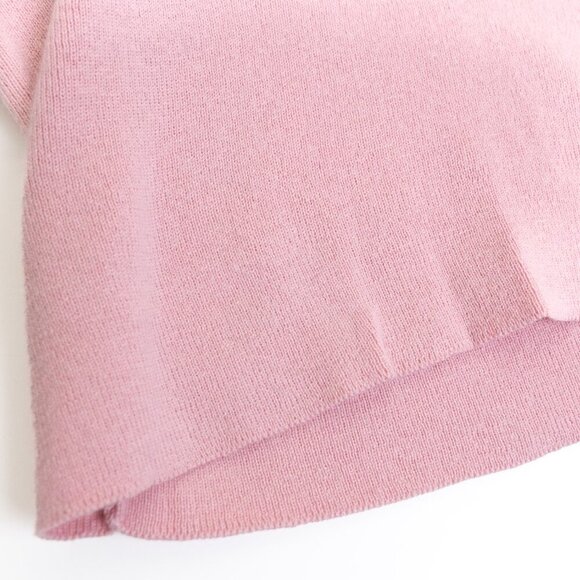 Aritzia Wilfred Rebecca Turtleneck Sweater Cropped Wool Blend Blush Pink - Picture 8 of 11